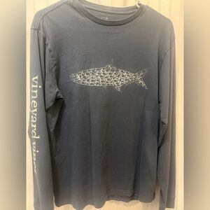 Vineyard Vines Classic Blue Whale Tee